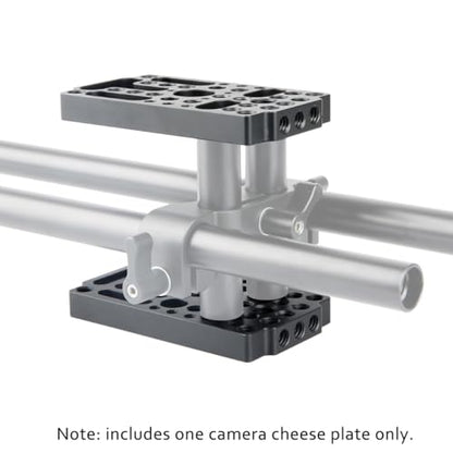 NICEYRIG Camera Cheese Plate Switching Easy Plate Applicable for Railblocks, Dovetails, Short Rods