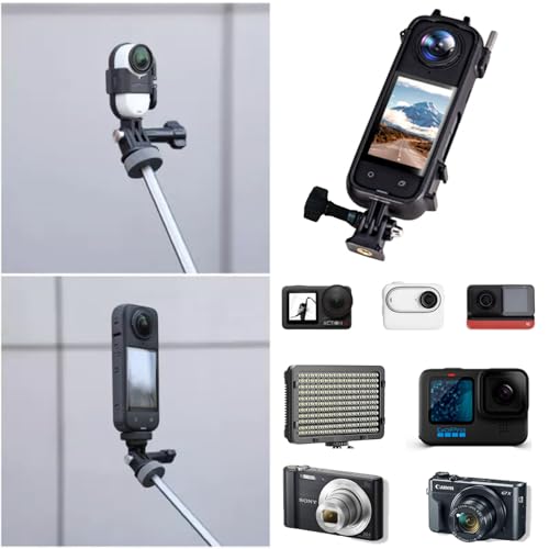 1/4" Adapter Screw Head Camera Mount Tripod Mount Adapter Metal | 1/4 Thread Tripod Adapter Metal for Gopro Hero, Osmo Action, insta360, Sjcam Action Camera Accessories, Selfie Stick Monopod