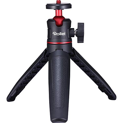 Rollei 22774 Mini Tripod Comfort Desktop Table Tripod with 360° Ball Head for DSLR, DSLM and Compact Cameras - style: Mini Desktop Tripod