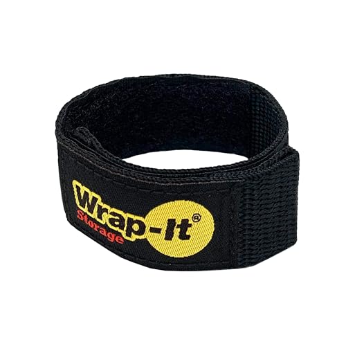 Quick-Straps by Wrap-It Storage – 9” (12-Pack) Black - Hook and Loop Straps for Hose and Cord Storage and Organization - color: Black, size: 9" (12 Pack)