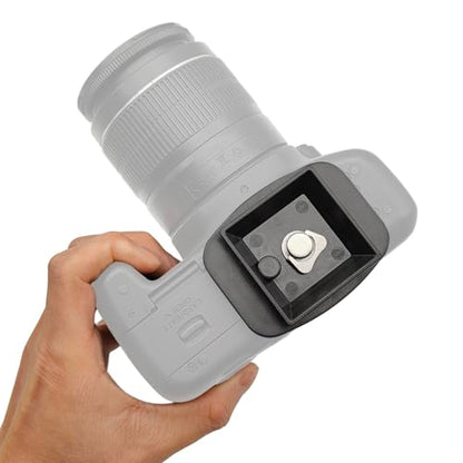 2 Pcs 44mm Tripod Quick Release Plate Camera Mounting Adapter, Universal QB-4W Tripod Mount Attachment Baseplate, Compatible with Velbon, Sony, Sunpak, Ravelli - size: 44mm