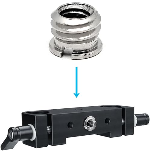 Surf turtle 1/4"-20 Female to 3/8"-16 Male Tripod Thread Adapter,Reducer Bushing Convert Screw Adapter for DSLR Camera Camcorder Monopod Stand (12 Pack)