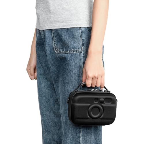 KIWIFOTOS EVA Camera Case for Fuji X100VI Lumix L10 ZV-E10II | Compact Camera Bag for A6700 Leica Sofort 2 PowerShot V1 V10 G7X Mark II - color: EVA Camera Case Black