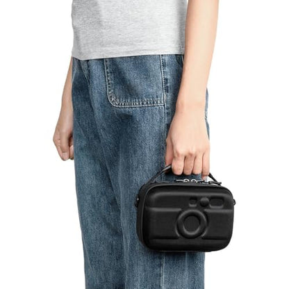 KIWIFOTOS EVA Camera Case for Fuji X100VI Lumix L10 ZV-E10II | Compact Camera Bag for A6700 Leica Sofort 2 PowerShot V1 V10 G7X Mark II - color: EVA Camera Case Black