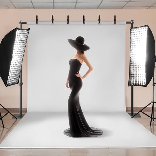 Square Backdrop Stand 6.5x10 ft, Adjustable Photo Backdrop Stand Kit, Heavy Duty Pipe and Drape Photography Background Support with Flat Metal Base for Wedding, Party, Video Studio, Birthday, Black - size: 10x6.5 ft