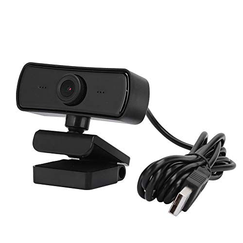 4K Webcam with Built-in Microphone, Widescreen USB Web Camera, Streaming Computer Web Camera for Live Broadcast/Video Conferencing(Black)
