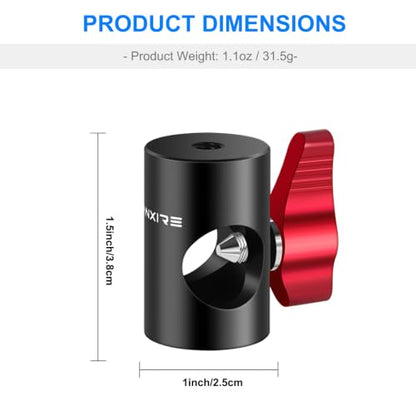 Rapid Adapter Convert with 1/4" Screw Hole, Multi-Functional Light Stand Tip Adapter Fits for Studio Monitor Stand, Camera Mount, Photo Studio Photography Light Stand