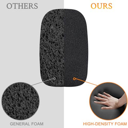 SOULWIT 4Pcs Mic Cover for Bose ProFlight 1/2 - Black | for ProFlight Aviation Headset Series 1/2