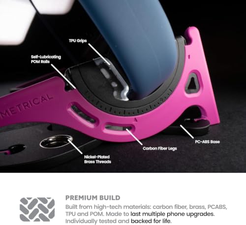 GEOMETRICAL Pocket Tripod PROv2 - Card-Size Stand, for iPhone, Thunder Pink Universal Kit - color: Thunder Pink