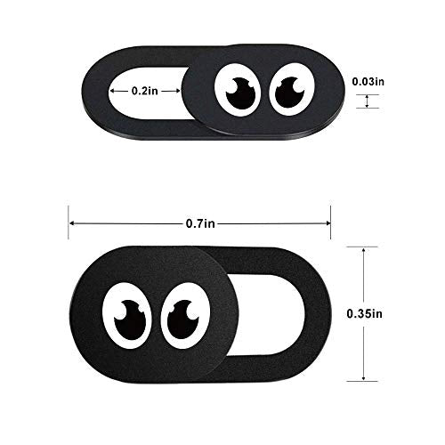 Eye Webcam Cover Slide - Web Camera Cover Fits for Laptop, Desktop, Pc, Macboook Pro, iMac, Mac Mini, Computer, iPhone Smartphone, Protect Your Privacy Security, Strong Adhensive 6 Pack (6 Pack) - color: 6 Pack Eye