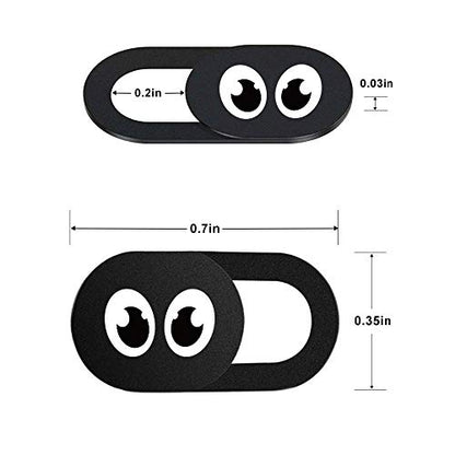 Eye Webcam Cover Slide - Web Camera Cover Fits for Laptop, Desktop, Pc, Macboook Pro, iMac, Mac Mini, Computer, iPhone Smartphone, Protect Your Privacy Security, Strong Adhensive 6 Pack (6 Pack) - color: 6 Pack Eye