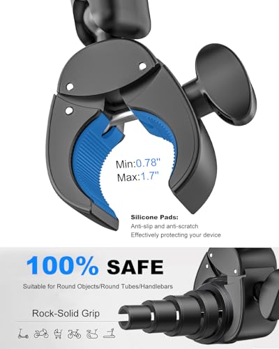 Universal Phone Holder for Gun/Bow [Portable Lightweight] Metal Adjusting Arm Crossbow Gun Scope Phone Mount Clamp for iPhone 17 Pro Max 16 15 14 Plus Android Smartphone, Hunting Phone Mount