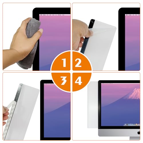 Office Desk Accessories, Monitor Memo Board, Office Supplies, for Office Decor, Women Men's Sticky Note Holder, Desk Decor, Cute Desk Accessories 1pcs Transparent Right (Right, 1) - style: Right