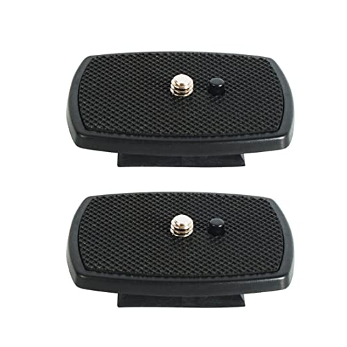 2 Pack Quick Release Plate Camera Tripod Adapter Compatible with 60" Tripod, VCT668 ST666 690 (1.38 * 1.38Inch/35 * 35mm) - color: 1.38*1.38Inch/35*35mm