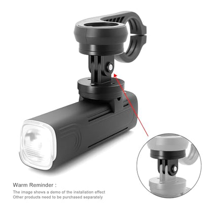Interface Combo Adapter for Garmin Edge,Out Front Mount Quick Release Adapter Compatible with Gopro Action Camera Headlight