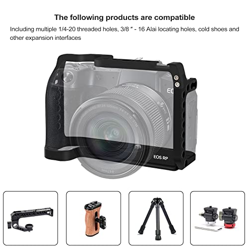 EOS RP Cage, EOS RP Camera Cage for Canon EOS RP Camera Bag Camera Rig Cold Shoe