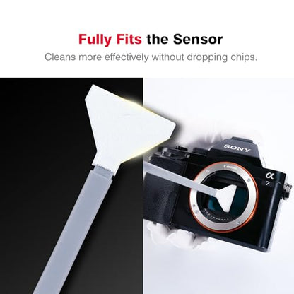 VSGO Full Frame Sensor Cleaning Kit, 6pcs Sensor Swabs & 10ml Sensor Cleaner for Nikon Sony Canon DSLR Camera Clean (VS-S03-6)