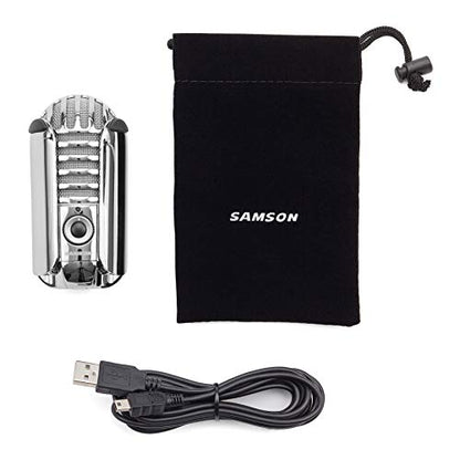 Samson Meteor Mic USB Condenser Podcasting Podcast Recording Desktop Microphone