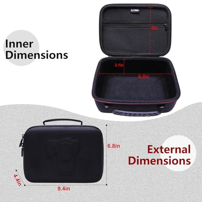 Camera Case Compatible with Canon EOS Rebel T7/R50/R6 Mark II/R100/R50 V/T6/R8/R10/R5 Mark II/RP/R7/5D Mark IV/SL3/R5/T100 DSLR SLR Camera, Len and Tripod with 4 Dividers and Shoulder Strap, Black - color: Black, size: Small