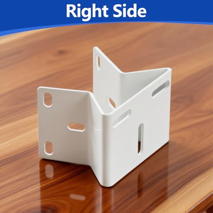 Security Camera Mount Kit, Corner Mount Bracket for Security Cameras, CCTV Surveillance Camera Holder Adapter Compatible with Eufy, Reolink, Tapo and AOSU PTZ Cameras, White (1 Pack) - size: 1 Pack