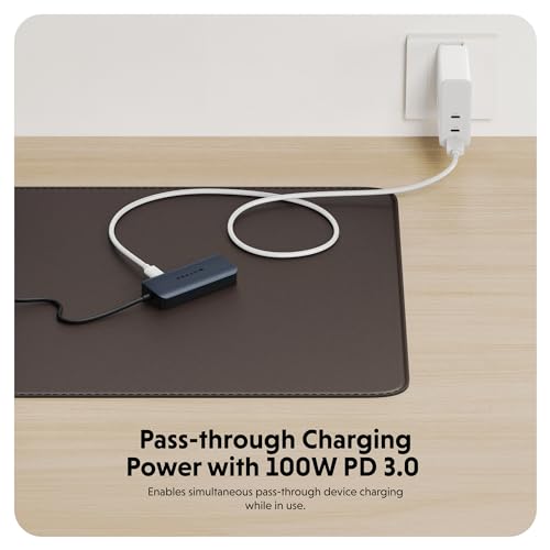HyperDrive Next 4 Port USB C Hub for Mac, PC, Chromebook with 4K60Hz HDMI, 2 USB-A, USB C Hub 10Gbps, USB-C 10Gbps 100W Power Delivery Ports - size: 4 Port USB-C Hub with 2x USB-A