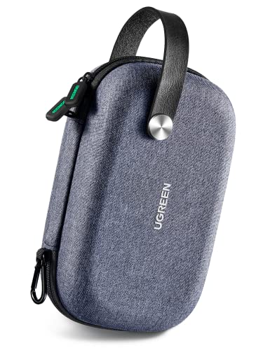 UGREEN Electronic Organizer Travel Case Pouch Bag Accessories Portable Waterproof Storage Bag Travel Essentials with Cable USB Flash Drive Charger External Battery Memory Card - color: Space Grey