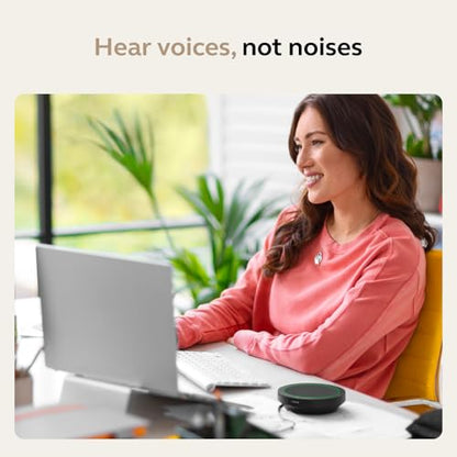 Jabra Speak2 75 (2025 Edition) Wireless Bluetooth Speakerphone - 4 Noise-Cancelling Mics, 65mm Speakers - New Linking Feature - USB-A & USB-C Adapter - Certified for Microsoft Teams - Dark Grey - size: Bluetooth Only, style: Teams Certified