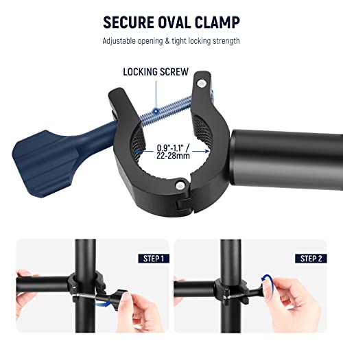 NEEWER DS001 Table Overhead Camera Mount Arm 11.8-20 inches/30-51 cm Telescopic Extension Arm for Table Stand with Ball Head Mount 1/4 Inch 3/8 Inch 5/8 Inch Screws for Webcam Camera LED Ring Light - style: DS001