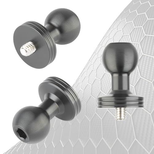 Bulletpoint Aluminum 1/4"-20 Threaded Camera Adapter with Integrated 20mm Ball