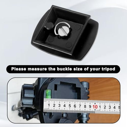 3 PCS Universal Tripod Quick Release Plate 43x43mm, Camera Quick Release Plate Tripod Camera Mount Plates Cameras Mounting Adapter for Tripods and Cameras Tripods Mount for Efficient Photography