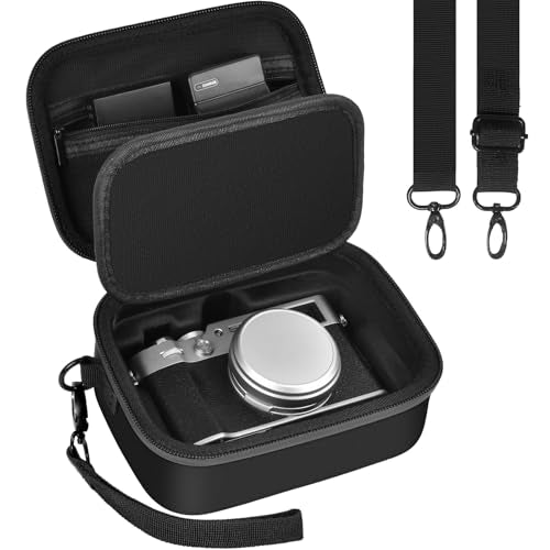 GWCASE Custom Camera Travel Case for Fujifilm X100VI Camera, Premium EVA Shell with Protective Dividers, Mesh Pockets for Fujifilm X100VI Accessories. Detachable Shoulder Strap & Handle (Case Only) - style: For Bare Device