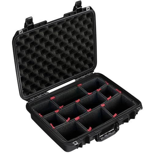 Pelican Air 1505 Case - with TrekPak Dividers - Ideal as a Camera, Gear, or Drone Case (Black) - size: 1505