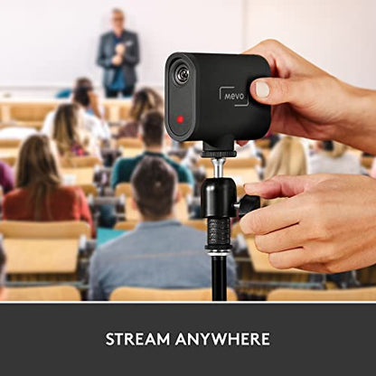 Logitech for Creators Mevo Start 3-Pack Wireless Live Streaming Cameras, for Multi-Camera HD Video,App Control and Stream via Smartphone or Wi-Fi - style: 3 Pack