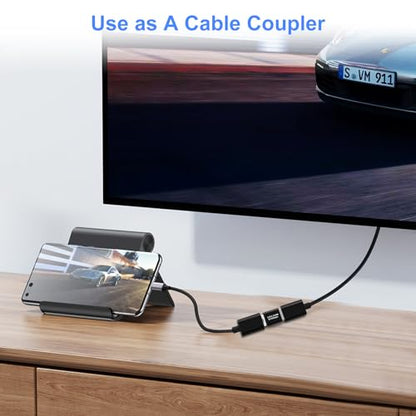 2 Pack USB 3.0/3.1 Male to Male Adapter and OTG 3.0 USB A to A Adapter, Extension or Expansion - style: 3.0Male-Male