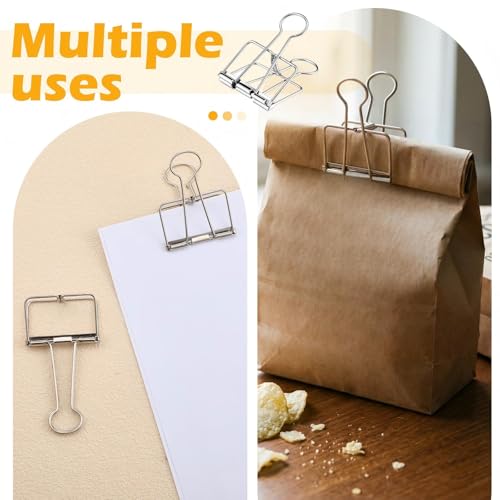 Affrolling 8 Pack Balloon Arch Clips Large Metal Backdrop Clips 3.8 x 2 Inch Heavy Duty Hollow Out Clamps for Balloon Arch Kit Crafts Backdrop Stand Birthday Decoration Photography Studios