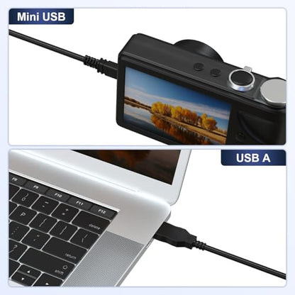 I-USB7 Camera USB Cable Data Transfer Cord Compatible with Pentax Optio Digital Cameras K100D, K200D, E30, E40, E50, E60, E75, E80, L20, L50, MX, P70, P80, S, S4, S40, T20, V10, W10, W20, W30, 50L - size: 3.3 Feet