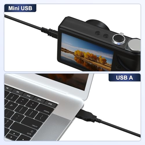 I-USB7 Camera USB Cable Data Transfer Cord Compatible with Pentax Optio Digital Cameras K100D, K200D, E30, E40, E50, E60, E75, E80, L20, L50, MX, P70, P80, S, S4, S40, T20, V10, W10, W20, W30, 50L - size: 5.9 Feet