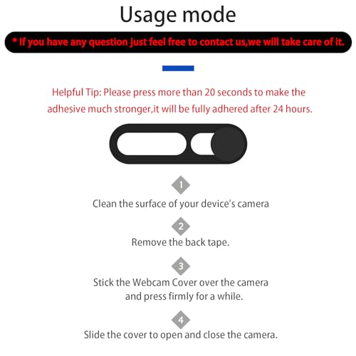 Front Camera Cover Compatible for iPhone 16/16Plus/16Pro/16Pro Max/15/15Plus/15Pro/15Pro Max/14Pro/14Pro Max,Webcam Cover Protect Privacy and Security,Not Affect Face ID, 2 Pack-Black - color: Black
