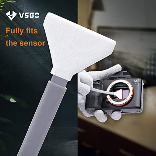 VSGO Full Frame Sensor Cleaning Kit, 12pcs Sensor Swabs & 10ml Sensor Cleaner for Nikon Sony Canon DSLR Camera Clean (VS-S03-12)