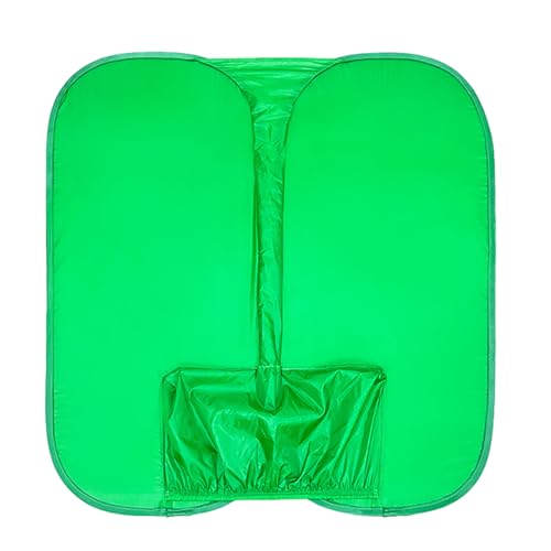 Streaming Green Screen Chair | Reversible Photography Backdrop, Portable Soft Fabric, Compact Foldable Sheet | Perfect Webcam Video Setup, Live Broadcast, Streaming, Video Conferencing, Content