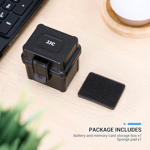 Sony Ricoh Canon Olympus Battery & Memory Card Case - Organizer for 4 x NP-BX1, DB-110, LI-90B, LI-92B Batteries, 1 x SD & 2 x Micro SD Cards - size: For Camera Battery x4