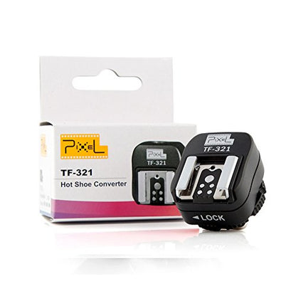 Pixel TF-321 Pixel e-TTL Flash Hot Shoe to Pc Adapter for Canon DSLRs and Flashguns