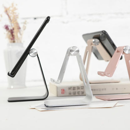 Angoily Angle-Adjustable Phone Holder Desktop Phone Support Cell Stand for Desk Fixed Viewing Angle for Movie Watching Live Streaming and Video Recording Compact Cellphone Stand Pedestal