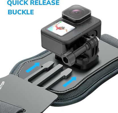 Phone Chest Mount Harness Holder Cell Phone Strap for iPhone | for Samsung Mobile Phones, Vertical Recording Filming, for GoPro DJI Osmo Action Cameras, POV/VLOG