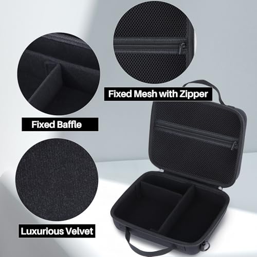 Lebakort Storage Case Compatible with Canon EOS Rebel T7 / T7i / R100 / R50 / R5 / R6 Mark II / R7 / R8 / 90D / 5D Mark IV Camera