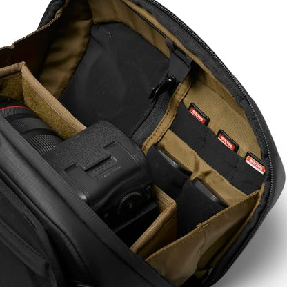 NOMATIC McKinnon Camera Sling 5L: Compact Camera Bag for Photographers with Quick Access, Secure Gear Storage, Lightweight Crossbody Design & External Straps for Easy Tripod Attachment - size: 5L