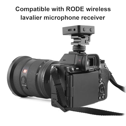 for Rode Wireless Go II / ME / PRO Cold Shoe Mount Adapter, for DJI Mic 3, Mic 2, Mic Mini, Mic 1 / Hollyland Lark M1 M2 Microphone Camera Cage Mount Stand Adaptor Extension Bracket