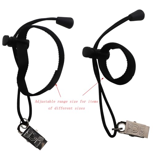 12PCS Black Backdrop Clamps Stretchable 8-16 Inches Elastic Cords Self Adhesive Metal Securing Clamps For Reducing Wrinkles Photography Light Stands And Photo Editing Studios Special Use
