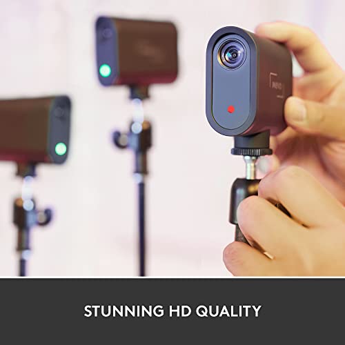Logitech for Creators Mevo Start 3-Pack Wireless Live Streaming Cameras, for Multi-Camera HD Video,App Control and Stream via Smartphone or Wi-Fi - style: 3 Pack