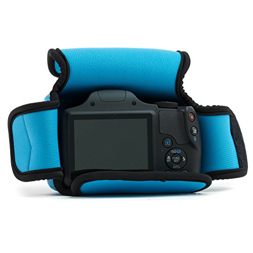 MegaGear MG506 Ultra Light Neoprene Camera Case compatible with Canon PowerShot SX420 IS, SX540 HS, SX410 IS, SX530 HS - Blue - color: Blue